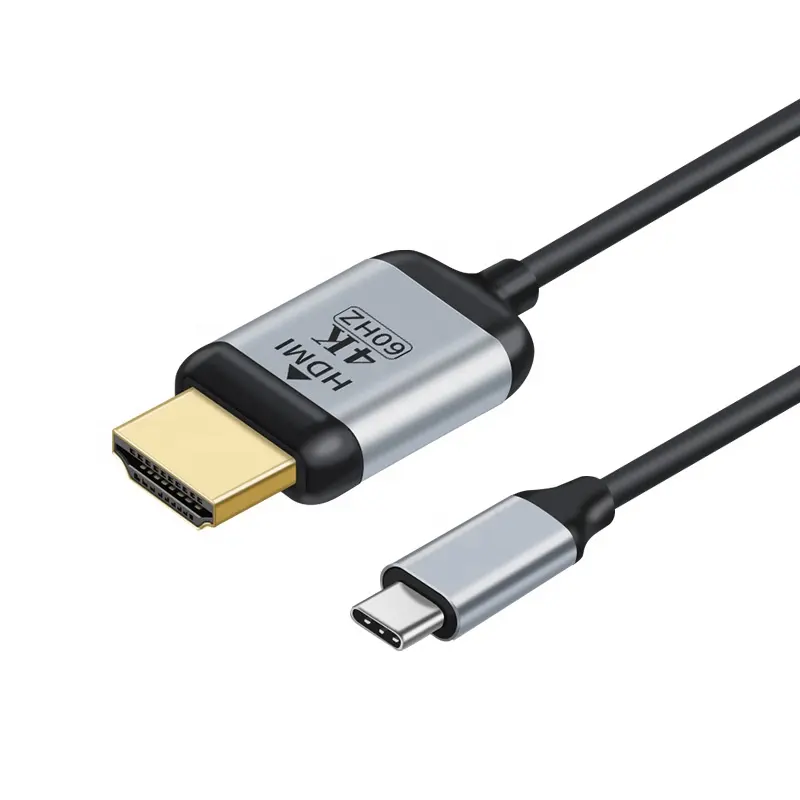 4K 60Hz USB C to HDMI Video Audio Cable for MacBook Pro and Nintendo and iPad and Samsung Laptop and mobile and more
