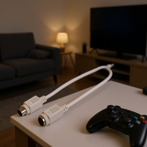 สายเคเบิล Ps2 ตัวผู้ ต่อ Ps2 ตัวเมีย 3 ม. สีงาช้าง - Product Image 3
