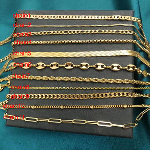 18K placcato oro charm nome personalizzato targhetta gioielli personalizzati in acciaio inox ragazze catena di corda collane FashionJewelry - Product Image 4