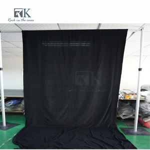 Easy install Pipe Kit and Drape Aluminum Standing Curtain System Wedding Backdrop Trade Show Photo Booth - Product Image 6