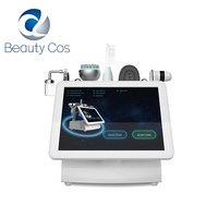 Appareil professionnel portable 5 en 1 haute fréquence pour la repousse des cheveux, le nettoyage du cuir chevelu, l'analyse capillaire, le spa du cuir chevelu et l'analyse de la peau F