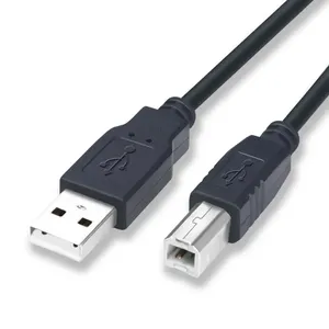 Câble d'<span class=keywords><strong>imprimante</strong></span> <span class=keywords><strong>USB</strong></span>, câble de données d'<span class=keywords><strong>imprimante</strong></span> <span class=keywords><strong>USB</strong></span> 2.0, câble d'<span class=keywords><strong>imprimante</strong></span> <span class=keywords><strong>USB</strong></span> carré noir, 1,5 mètre - Product Image 1