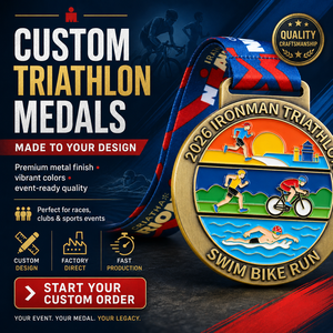 Médailles de course personnalisées en forme de logo 3D 5K pour marathon, football, sport, avec logo peint en or, argent, cuivre - Product Image 5