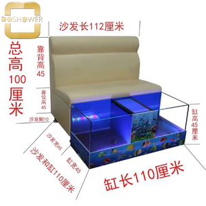 Silla de pedicura de masaje de <span class=keywords><strong>spa</strong></span> de pies de lujo para peces de cristal, Banco de pedicura multijugador para salón de <span class=keywords><strong>spa</strong></span>, centro de <span class=keywords><strong>spa</strong></span> de peces, centro de bienestar - Product Image 2