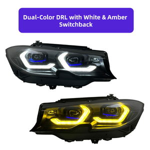 ไฟหน้าเลเซอร์แบบ Snake Eyes สำหรับรถยนต์ซีรีส์ 3 รุ่น G20 G28 ปี 2020-2025 แบบ LED เสียบใช้งานได้ทันที ไฟหน้า 12V ใหม่ - Product Image 4