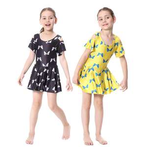 Nuevos Productos, Traje de Baño de una Pieza con Diseño de Mariposa para Niñas Pequeñas, Traje de Baño Infantil - Product Image 1