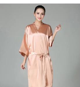 Albornoz de Lujo de Alta Calidad para Peluquería, Albornoz de Spa con Logotipo Personalizado para Mujer, Albornoces de Belleza, Kimono para Clientes de Salón - Product Image 4