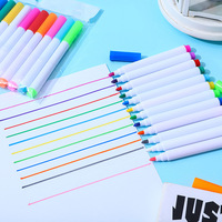 Surligneurs en gros pour étudiants, marqueurs de couleur, stylos aquarelles, stylos craie liquide LED pour le surlignage au bureau