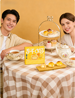 Gâteaux au fromage séchés de style chinois, pâtisseries au fromage, petits pains au fromage, boîte de 6 pièces, desserts de qualité supérieure, en-cas prêts à manger, sucrés