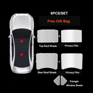 Pare-soleil pour voiture Tesla Model 3, livraison gratuite, pare-soleil <span class=keywords><strong>de</strong></span> toit à personnaliser pour véhicule, avec <span class=keywords><strong>Film</strong></span> d'isolation thermique UV, nouvelle collection 2020 - Product Image 2