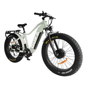 Front- und heckrad 52 v 750 w 1000 w zwei motoren 20 ah +15 ah doppelbatterie langstrecken-elektro-mountainbike gelände-fahrrad e-mtb emtb bike