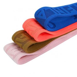 Bande élastique personnalisée en nylon tissé avec logo en relief, jacquard brodé pour vêtements - Product Image 4