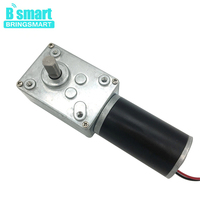 Motor Worm Gear Torsi Tinggi BringSmart SRA58SW31ZY 1.6-70kg.cm 24v Motor DC Brush 12v Rpm Rendah untuk Robot Harga Motor Worm Geared