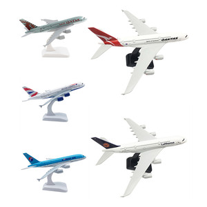 Modèle d'avion de luxe à prix de gros pour cadeaux d'entreprise, échelle 1:200, 20 cm, Airbus A320 A330 A350 A380 avec roues - Product Image 4