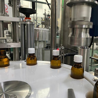Mesin Pengisian Botol Otomatis untuk Parfum Minyak Atsiri 10-100ml Cairan Tetes Pompa Piston Servo Pengisian dan Penutupan Botol