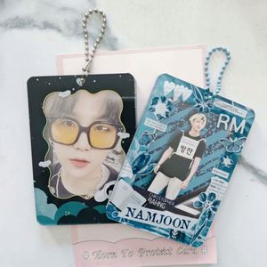 Best Selling Wholesale Transparent Acrylic Photo Card Holders Custom <b>Anime</b> <b>Keychains</b> Cars Holder for Credit Card Kpop - Product Image 2