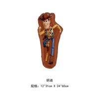 Ballon en aluminium de dessin animé Toy Story Buzz Lightyear Sheriff Woody pour la décoration de fête d'anniversaire des enfants