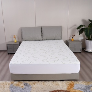 Jacquard dệt kim không thấm nước tre giường bảo vệ thiết lập bệnh viện cấp tấm đệm Jacquard phong cách Jacquard dệt kim loại giường mat - Product Image 4