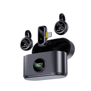Latest QY90 Wireless Lavalier Microphone Type C Hands-Free <strong>Reporting</strong> for Phone Interviews <strong>Street</strong> Walks Lapel Microphone - Product Image 3