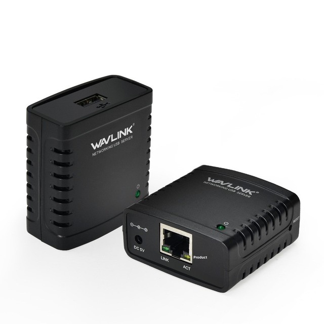 72P11 Multi-Function USB/Ethernet Print Server Hub 11-Port Sharing for Multiple Computers Dot-Matrix B-Type Port China Origin