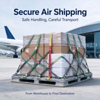 Solutions fiables de fret aérien, service de livraison aérienne ponctuelle pour les marchandises commerciales vers des destinations mondiales