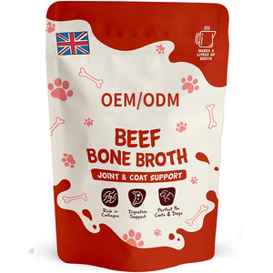 Supplément pour animaux de compagnie Bouillon d'os de boeuf pour chiens et chats OEM/ODM Améliorer la santé des articulations Promouvoir le développement du certilage Soutien à la mobilité - Product Image 1