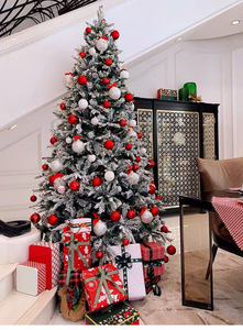 Giá nhà máy Cây thông Noel nhân tạo phủ tuyết giả chất liệu PE PVC pha trộn 7ft 7.5ft, trông rất chân thực - Product Image 3