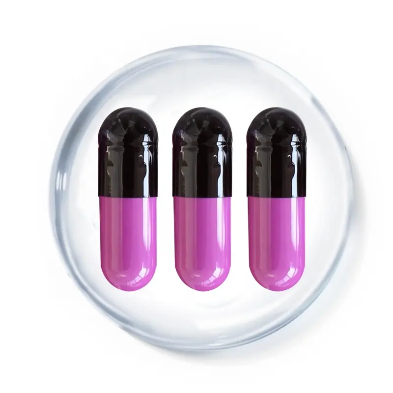 Capsule vuote di vendita calde capsule mediche multiuso stampate personalizzate rosa vuote 0