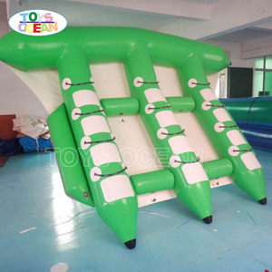 เรือกล้วยเป่าลม PVC เกรดเชิงพาณิชย์สำหรับใช้ในบ้านและกีฬาทางน้ำ - Product Image 1