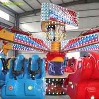 Manège Energy Storm 4 Bras 32 Places Certifié CE ISO pour Parcs d'Attractions