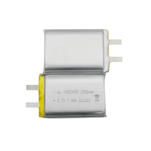 Túi Đựng Pin Hoàn Toàn Mới Có Thể Sạc Lại 3.7V 2000MAh Pin Lithium Ion Polymer NCM Cho Các Sản Phẩm Điện