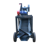 Concasseur de pierres portable à prix d'usine 150x250, concasseur à mâchoires mobile avec crible vibrant