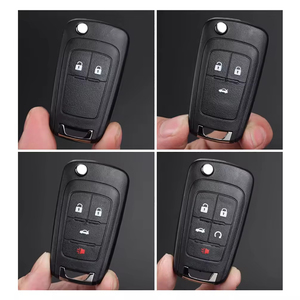 ワイヤレスローリングコード3ボタンPC素材433.92MHzスマートラジオ周波数車のキー30-50m制御範囲 - Product Image 1