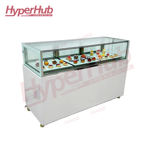 Refrigerador Exhibidor de <span class=keywords><strong>Pastelería</strong></span> de un Solo Nivel, Grado Comercial, con Opciones de Color y Logotipo Personalizado para Negocios de Servicios de Alimentos - Product Image 5