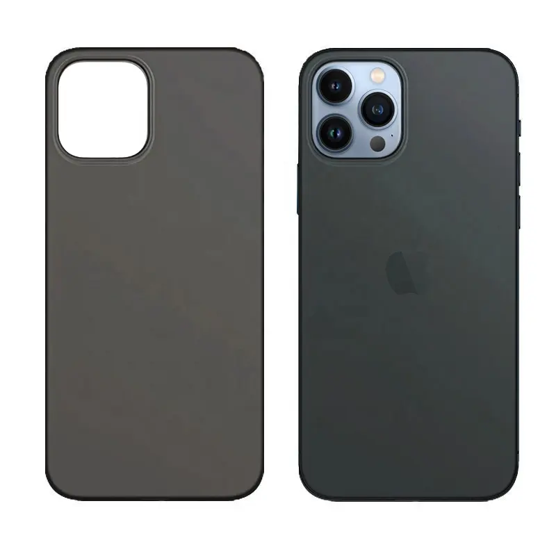Custodia per cellulare in PP sottile opaca nera satinata per iPhone X XR XS Max cover posteriore Ultra sottile per iPhone 13 11 12 custodia Pro Max