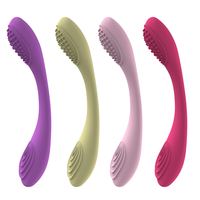 Biegsame Frauen G-Punkt Klitoris Vibrator Dildo USB Wiederauf ladbar 10 Vibrations modi Wasserdicht Leistungs starkes Double Ended Sexspielzeug