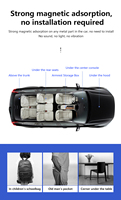 Mini localisateur de voiture magnétique sans fil 4G avec distance illimitée et sans frais Version Web et mobile Historique et partage d'appareils