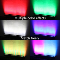 Barre lumineuse LED RGB 18x20W, étanche IP66, projecteur mural LED extérieur, barre LED à pixels, barre lumineuse pour concert DJ, barre lumineuse de scène LED