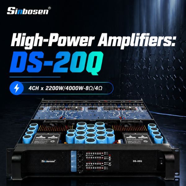 4000w Professional Stage Subwoofer Speaker Power Amplifiers 4 Channels Class TD Audio Amplifier Sound Equipment