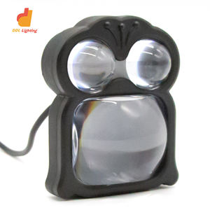 Nuevo modelo de foco de motocicleta personalizado con ojos de diablo dinámicos, faro delantero con forma de pingüino 3570 CSP, faros delanteros externos de 12V - Product Image 4