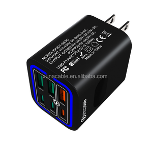 شاحن هاتف محمول جديد متعدد المنافذ 6 PD20W 3PD <span class=keywords><strong>50W</strong></span> سريع الشحن QC3.0 - Product Image 1