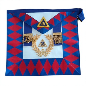 Regalia Royal Arch en peau d'agneau brodé à la main |   Tablier en cuir du Grand Suprédicteur de l'Arc Royal - Product Image 1