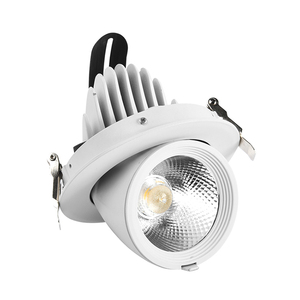 Có thể điều chỉnh 360 xoay <span class=keywords><strong>LED</strong></span> COB thương mại downlight 7W 10W 12W 15W nhôm xuống đèn AC220V lõm voi thân cây Downlight - Product Image 1