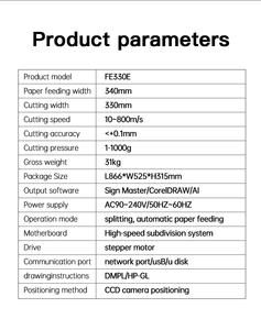 उच्च प्रदर्शन f330 a3 + 330 मिमी स्वचालित डाई कटिंग मशीन के लिए कार्यालय लेबल प्रसंस्करण ब्रांड नई स्थिति - Product Image 5