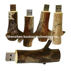 Nueva Memoria <span class=keywords><strong>USB</strong></span> Personalizada con Forma de Rama de Árbol de Madera, 8GB 2.0, 1 Año de Garantía, Unidad Promocional Creativa para Publicidad - Product Image 2
