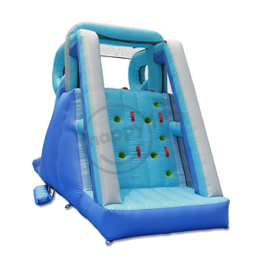 HappyHop avion pvc petits enfants jeux fête location équipement gonflable bouncerfiber de verre piscine décalque papier parcours d'obstacles avec - Product Image 1