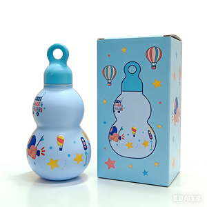 Nuova Borraccia Termica Emode a Forma di Zucca, Design Innovativo per Attività all'Aperto - Product Image 4