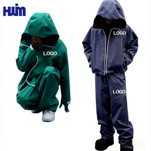 <span class=keywords><strong>Giacca</strong></span> Antivento Impermeabile Personalizzata di Alta Qualità, Tuta Sportiva Oversize con Cappuccio per <span class=keywords><strong>Uomo</strong></span> - Product Image 2