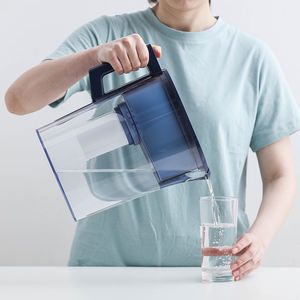 جديد تصميم الأزياء المياه إبريق مرشح تصفيتها إبريق ماء مع 6 مراحل الترشيح نظام إزالة الكلور المعادن الثقيلة - Product Image 4