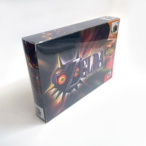 USA NTSC Zelldaa Major Mask Box Retro 64 Bit <b>Game</b> Consoles English Thick Cardboard with Tray <b>Game</b> Cartridge Replacement for N64 - Product Image 2